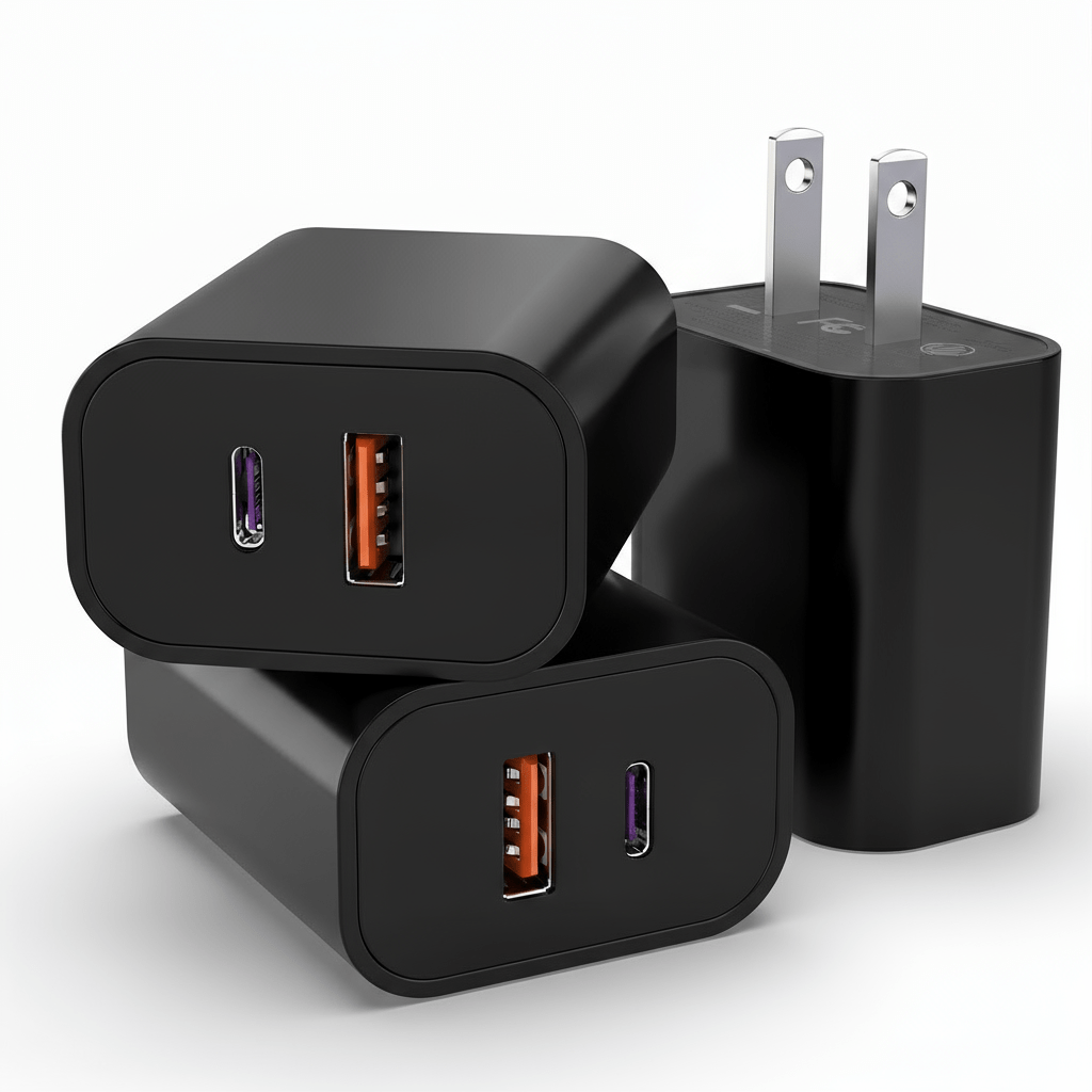 CUBE DE CHARGE RAPIDE DOUBLE USB-A/USB-C