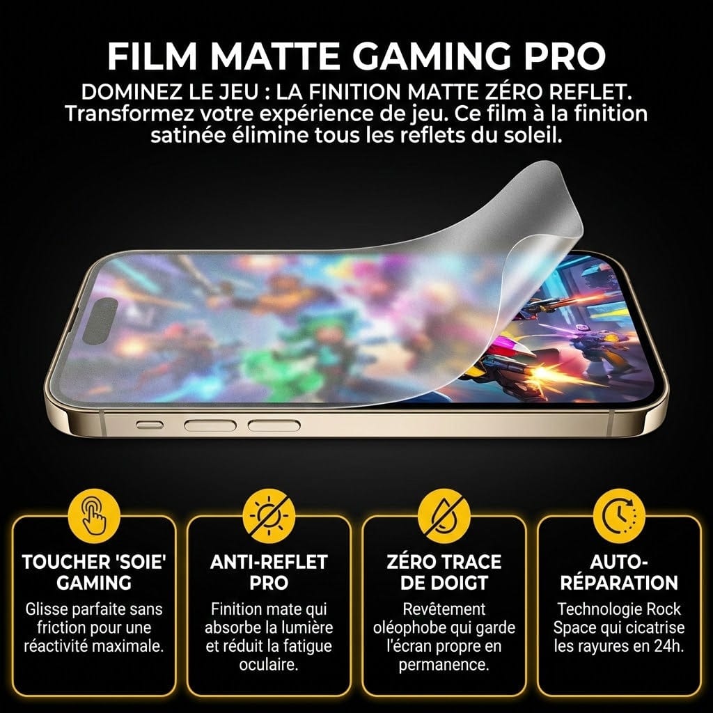 Matte Gaming Film – Hydrogel RockSpace