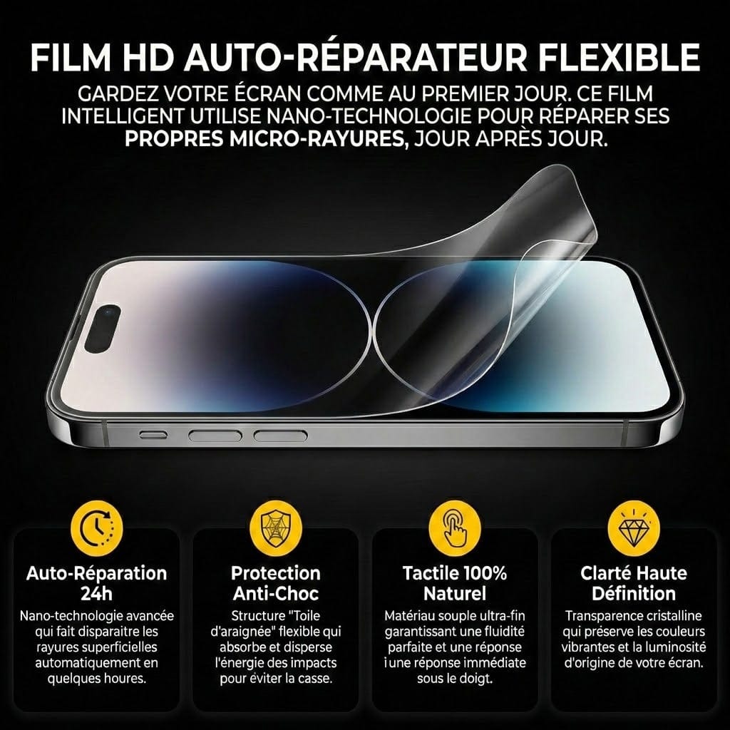 Flexible HD Super Self-Healing – Hydrogel RockSpace (Boîte de 20 unités)